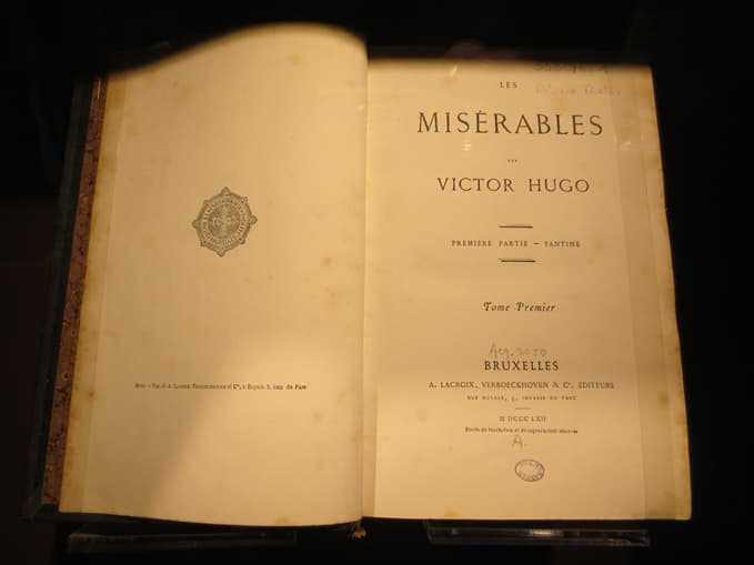 Pilt Victor Hugo raamatust "Miserables"